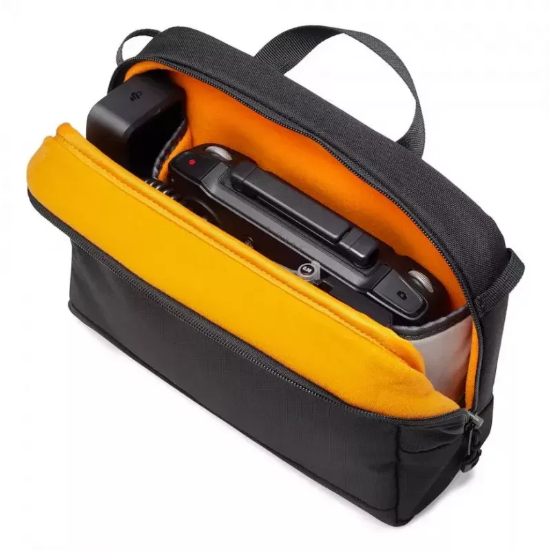 Pasta Lowepro ProTactic CS 120 III em poliéster preta e laranja 270g