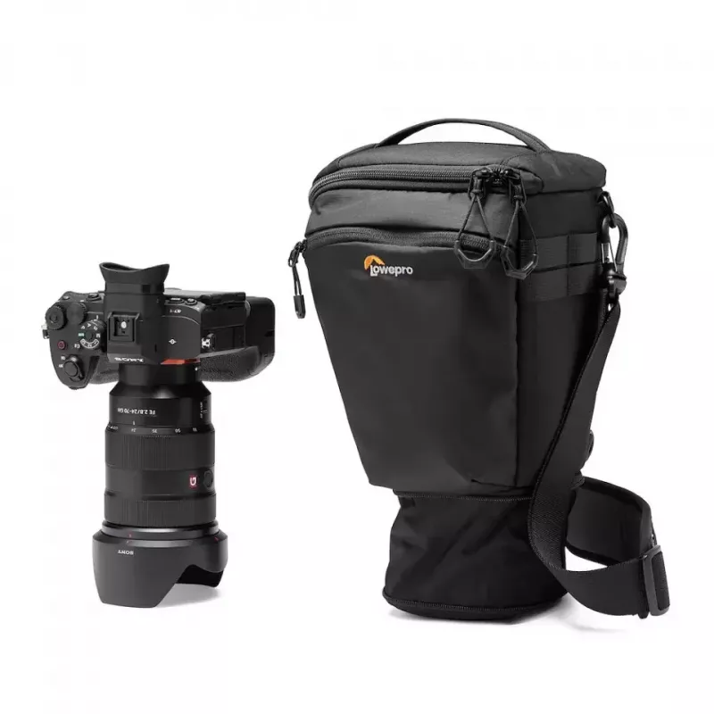 Suporte Lowepro ProTactic TLZ 70 Pro AW III preto com alça de ombro