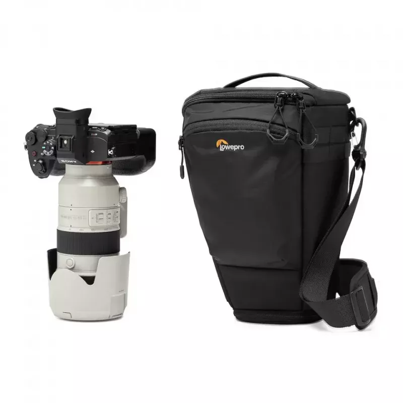 Suporte Lowepro ProTactic TLZ 75 Pro AW III preto com alça de ombro