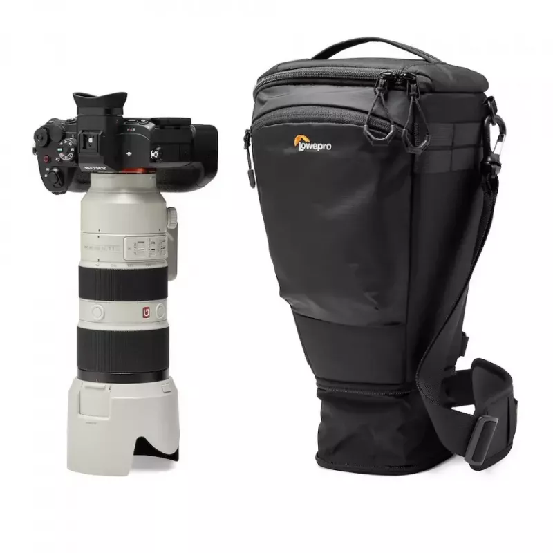 Suporte Lowepro ProTactic TLZ 75 Pro AW III preto com alça de ombro