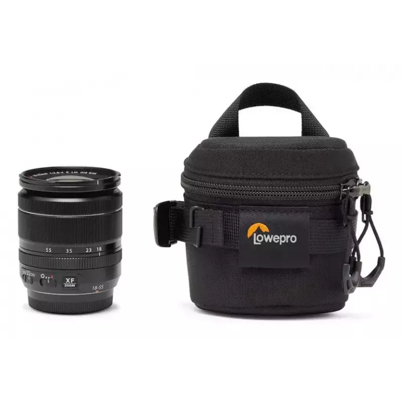 Bolsa de cintura Lowepro ProTactic LCS 8 x 8 III preta em poliéster