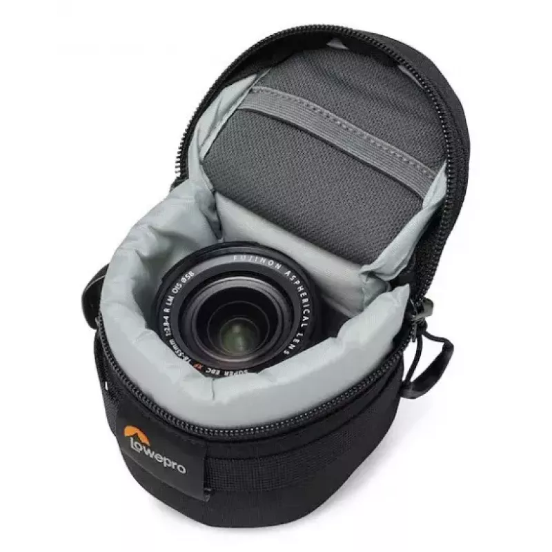 Bolsa de cintura Lowepro ProTactic LCS 8 x 8 III preta em poliéster