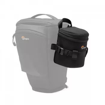 Bolsa de cintura Lowepro ProTactic LCS 9 x 13 III preta em poliéster