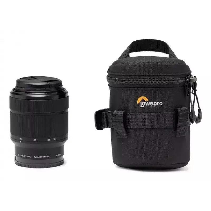 Bolsa de cintura Lowepro ProTactic LCS 9 x 13 III preta em poliéster