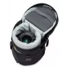 Bolsa de cintura Lowepro ProTactic LCS 9 x 13 III preta em poliéster