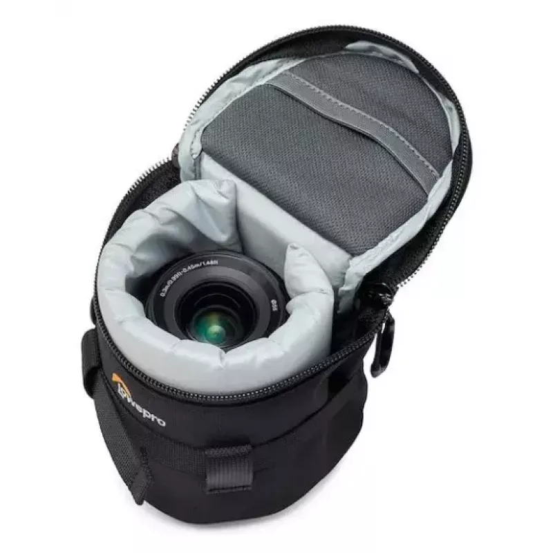 Bolsa de cintura Lowepro ProTactic LCS 9 x 13 III preta em poliéster