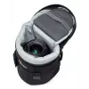 Bolsa de cintura Lowepro ProTactic LCS 9 x 13 III preta em poliéster