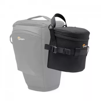 Bolsa de cintura Lowepro ProTactic LCS 11 x 15 III preta em poliéster