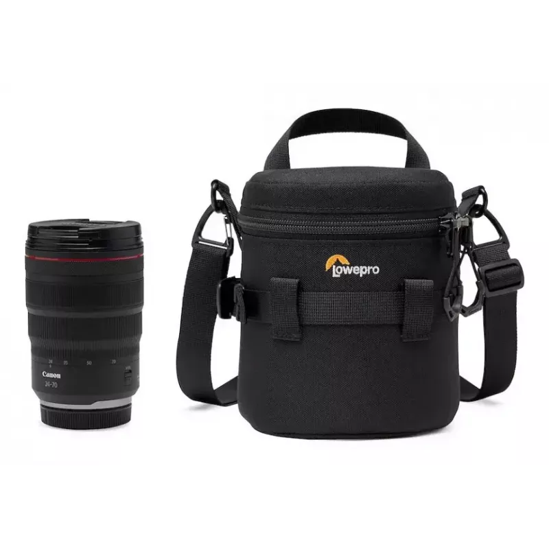 Bolsa de cintura Lowepro ProTactic LCS 11 x 15 III preta em poliéster