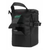 Bolsa de cintura Lowepro ProTactic LCS 11 x 18 III preta em poliéster
