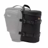 Bolsa de cintura Lowepro ProTactic LCS 12 x 24 III preta em poliéster