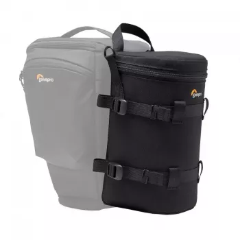 Bolsa de cintura Lowepro ProTactic LCS 12 x 24 III preta em poliéster