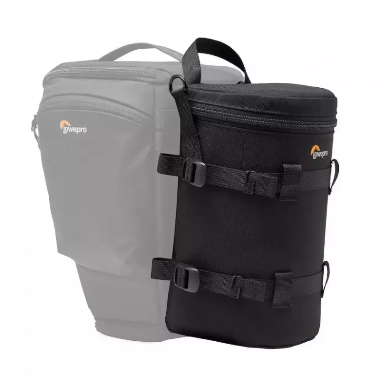 Bolsa de cintura Lowepro ProTactic LCS 12 x 24 III preta em poliéster