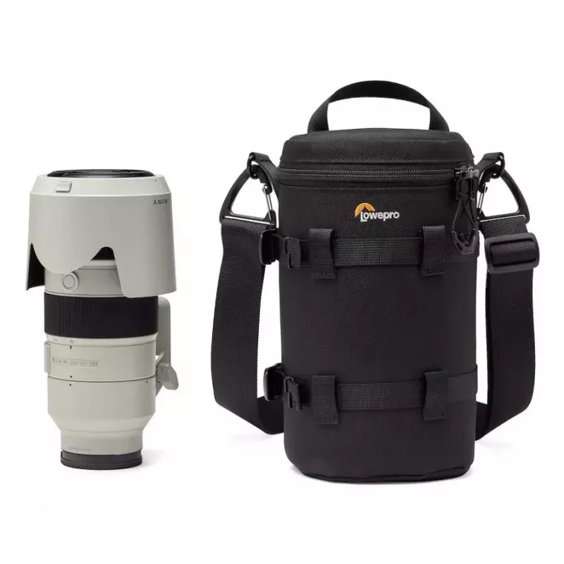 Bolsa de cintura Lowepro ProTactic LCS 12 x 24 III preta em poliéster