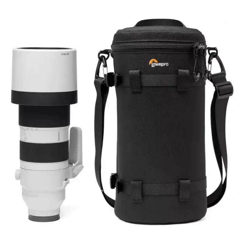 Bolsa de cintura Lowepro ProTactic LCS 13 x 32 III preta em poliéster