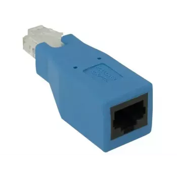 Adaptador rollover CradlePoint para RJ45, azul – cabo de consola RJ45 para RJ45