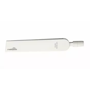 Antena de rede CradlePoint 170761-001 — 0,6–6 GHz, branca, compatível com CBA850-1200M-B e W2000