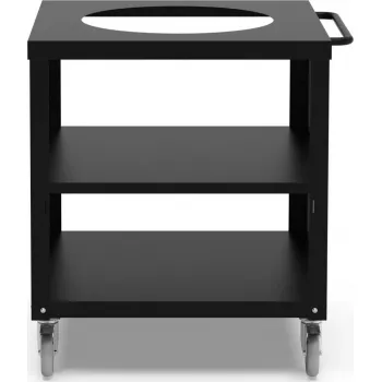 Estação de cozinha exterior Alfa Forni AC-CKS-KM8080 80×80 cm com encaixe para Kamado