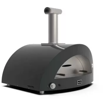 Forno de pizza Alfa Forni Moderno 5 Pizze Hybrid cinzento ardósia – capacidade para 5 pizzas, combustível híbrido