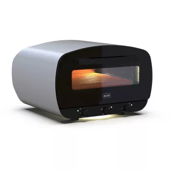 Forno de pizza elétrico Alfa Forni URBE cinzento claro 1 pizza, capacidade para uma pizza, modelo elétrico
