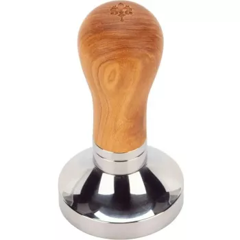Tamper de café Eureka ACC-TMP-007-1KIT, base 58 mm, cabo de madeira de oliveira