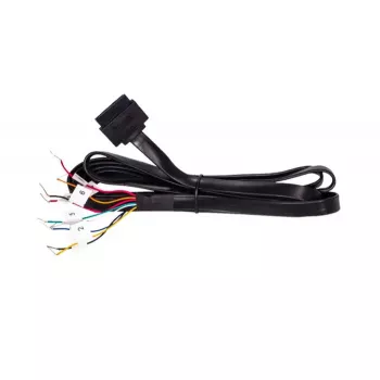 Cabo flat CradlePoint 170680-001, conector GPIO, 1,7 m, preto