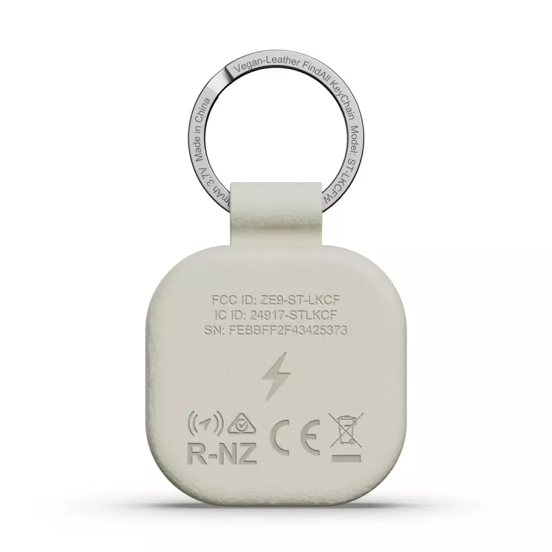 Porta-chaves Satechi ST-LKCFW — branco, 34×34×9 mm, 1 unid.