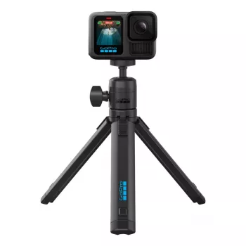 Tripé com cabeça de esfera GoPro ABTTR-001 — alumínio, preto, 151 mm de altura, base 30×30 mm
