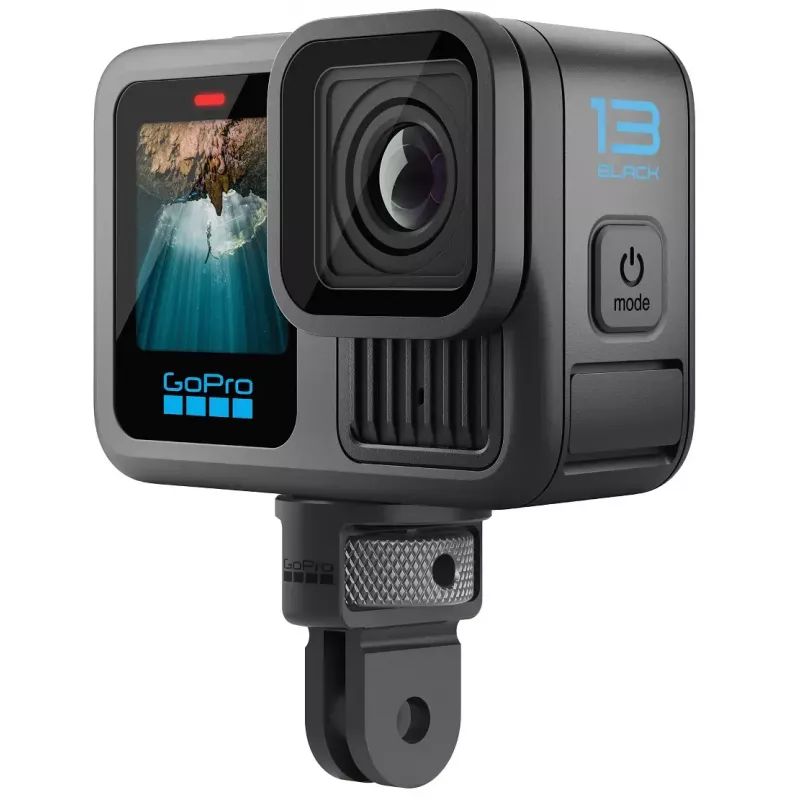 Suporte de câmara GoPro adaptador de dedo de montagem ¼-20 — universal 24×24×37 mm, preto