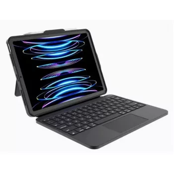 Capa com teclado DEQSTER Prime para iPad Air de 11 polegadas — capa de proteção com teclado integrado
