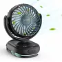 Ventilador portátil para carrinho de bebé Momcozy PF001-PK10BA-A — rosa, ventilador de fixação com bateria