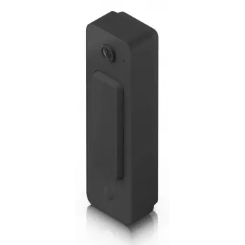 Campainha UBIQUITI Doorbell Lite preto – videocampainha com fios PoE, 5 MP, 2560×1920, IPX5, caixa em metal e policarbonato