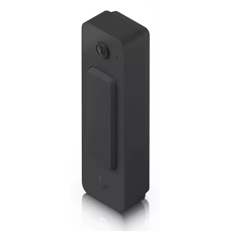 Campainha UBIQUITI Doorbell Lite preto – videocampainha com fios PoE, 5 MP, 2560×1920, IPX5, caixa em metal e policarbonato