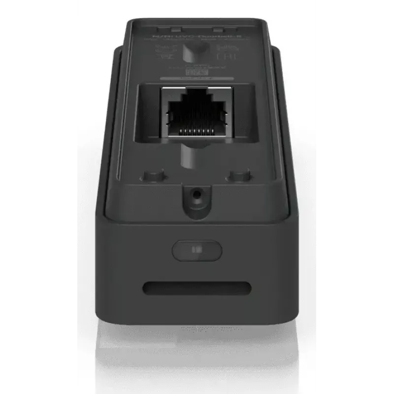 Campainha UBIQUITI Doorbell Lite preto – videocampainha com fios PoE, 5 MP, 2560×1920, IPX5, caixa em metal e policarbonato
