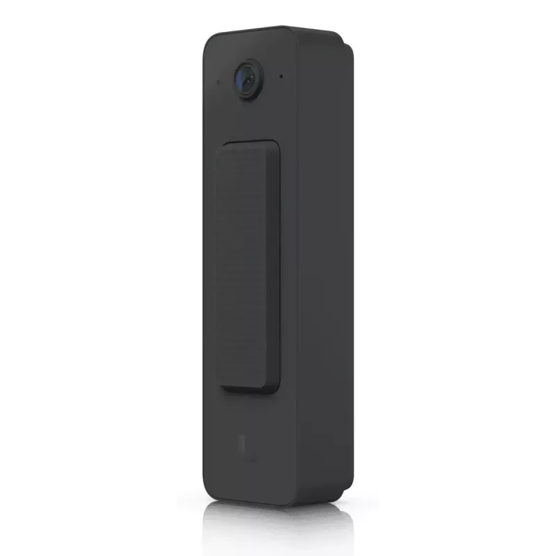 Campainha UBIQUITI Doorbell Lite preto – videocampainha com fios PoE, 5 MP, 2560×1920, IPX5, caixa em metal e policarbonato