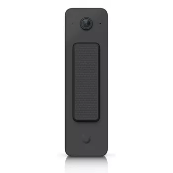 Campainha UBIQUITI Doorbell Lite preto – videocampainha com fios PoE, 5 MP, 2560×1920, IPX5, caixa em metal e policarbonato