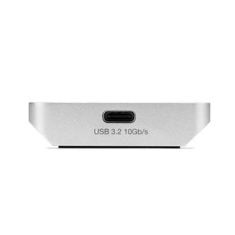 Caixa para SSD OWC Envoy Pro Elektron M.2 prateado, USB-C 10 Gbit/s, suporta 1 SSD M.2 (480 GB instalado)