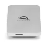 Caixa para SSD OWC Envoy Pro Elektron M.2 prateado, USB-C 10 Gbit/s, suporta 1 SSD M.2 (480 GB instalado)