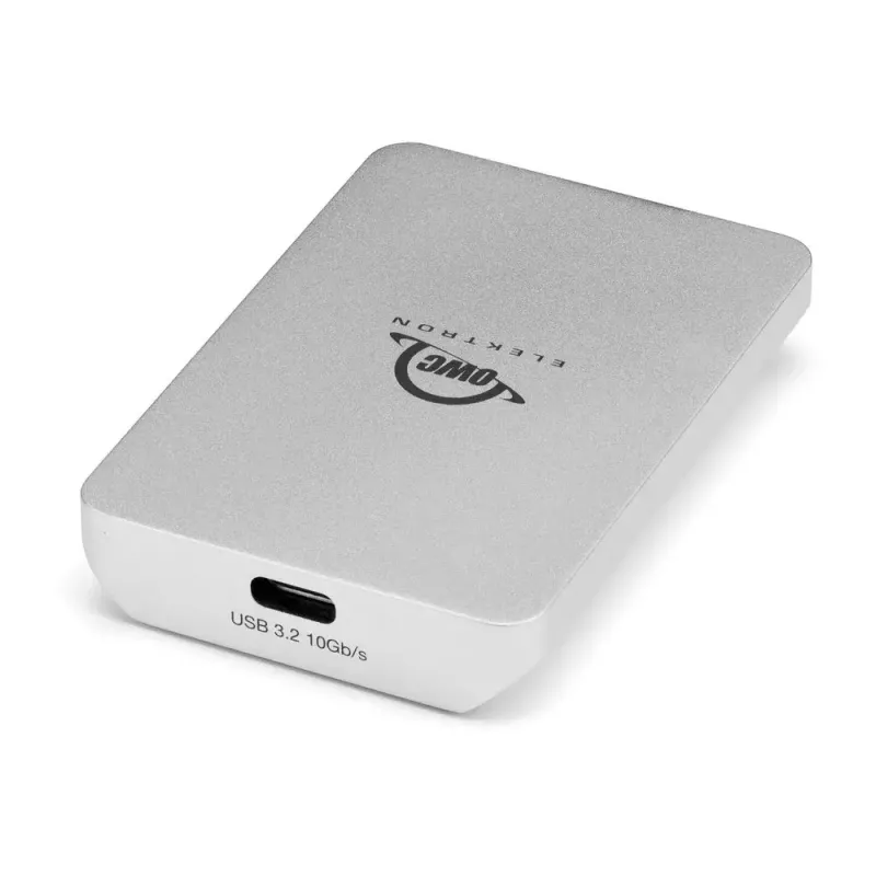 Caixa para SSD OWC Envoy Pro Elektron Silver M.2, USB-C, 10 Gbit/s, 1 TB (instalado)