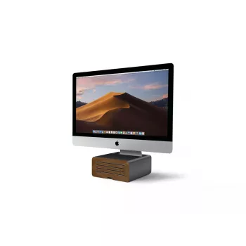 Suporte de secretária Twelve South HiRise Pro preto Wood Freestanding