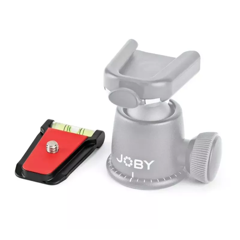 Cabeça de tripé Joby QR Plate 3K preto vermelho ABS aço inoxidável TPE 1/4