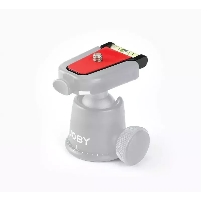 Cabeça de tripé Joby QR Plate 3K preto vermelho ABS aço inoxidável TPE 1/4