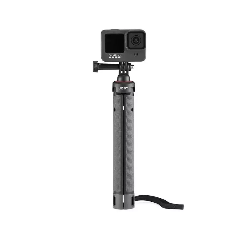 Tripé action cam Joby TelePod SPORT preto vermelho