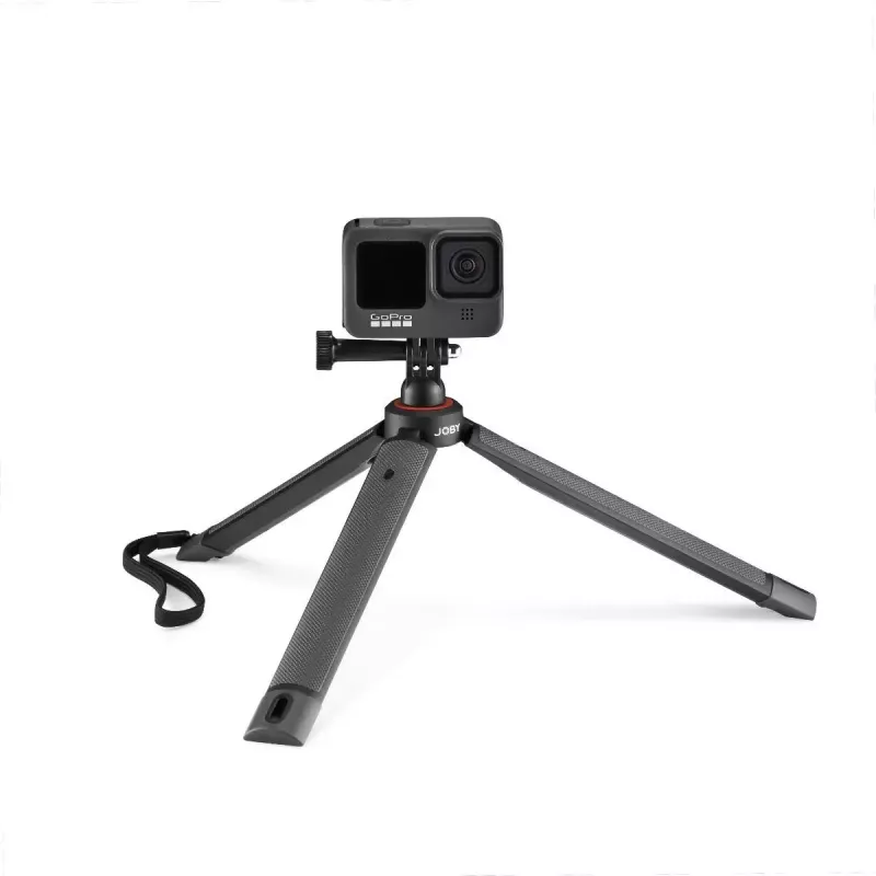 Tripé action cam Joby TelePod SPORT preto vermelho