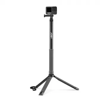 Tripé action cam Joby TelePod SPORT preto vermelho