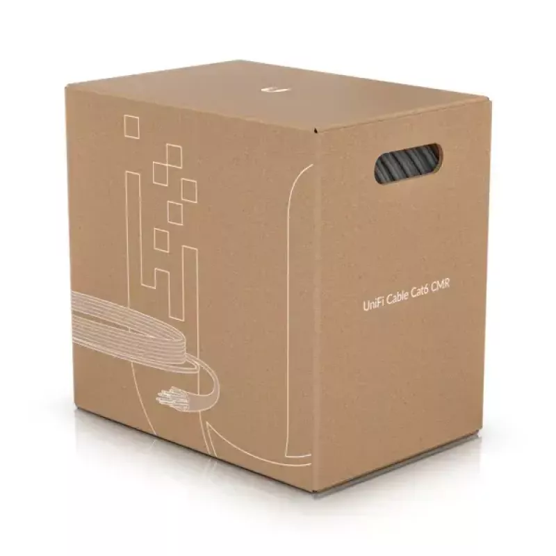 Cabo de rede Ubiquiti U-Cable-C6-CMP U/UTP Cat6 305 m branco