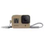 Bolsa para câmara GoPro HERO8 Black estojo + alça sand