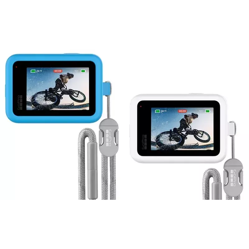 GoPro capa de proteção + correia de transporte para HERO9/HERO10/HERO11 Black, branco (ADSST-002)