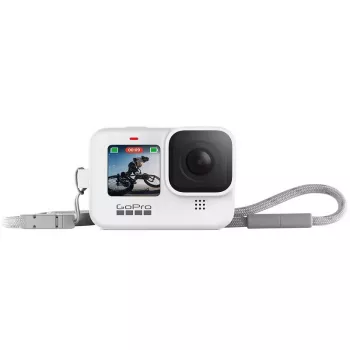 GoPro capa de proteção + correia de transporte para HERO9/HERO10/HERO11 Black, branco (ADSST-002)