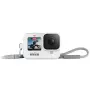 GoPro capa de proteção + correia de transporte para HERO9/HERO10/HERO11 Black, branco (ADSST-002)